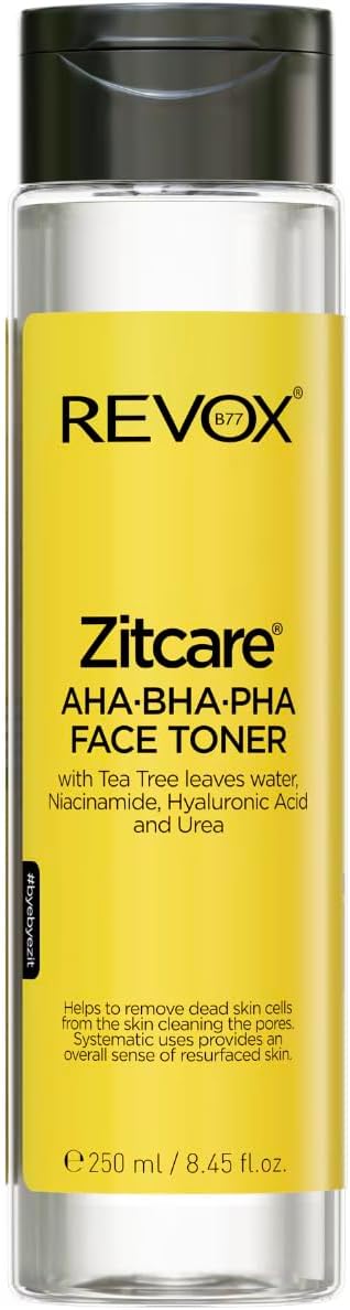 Revox B77 Zitcare Aha Bha Pha Active Face Toner 250 ml