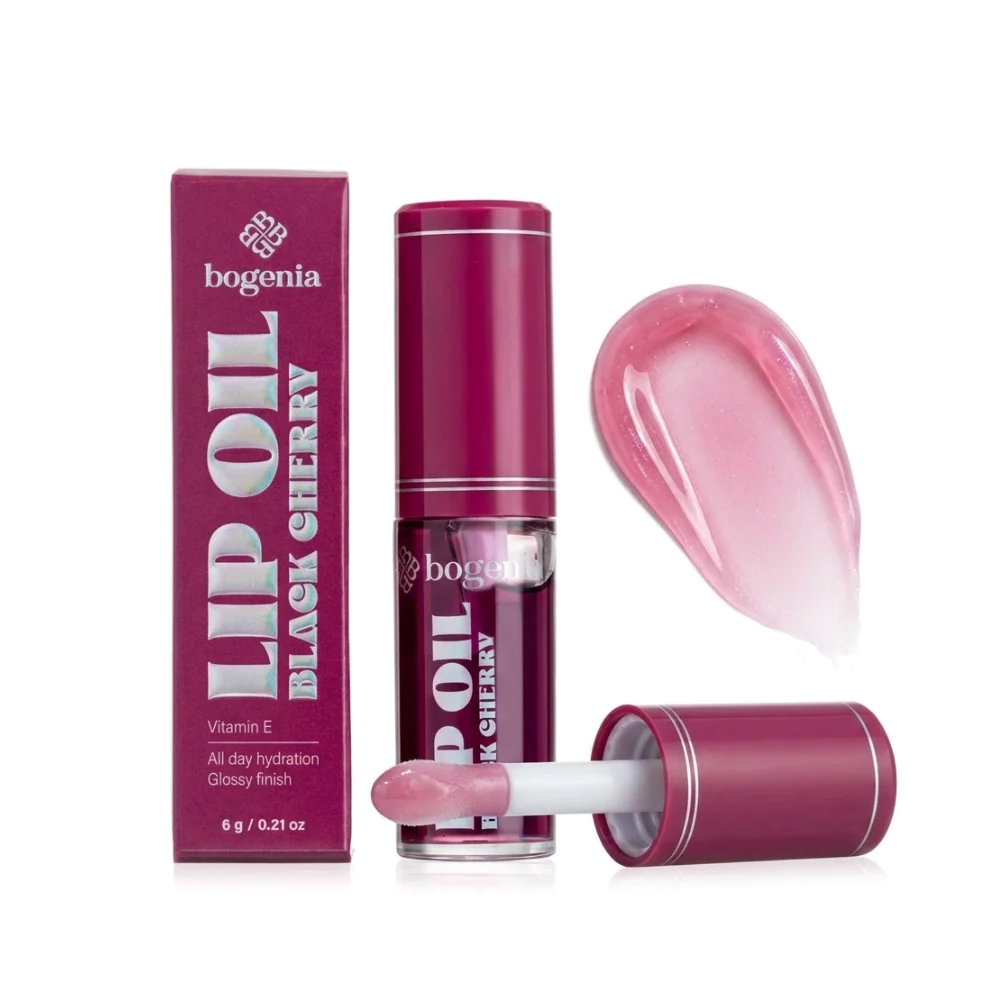 Bogenia Lip Oil Black Cherry Bg717 003