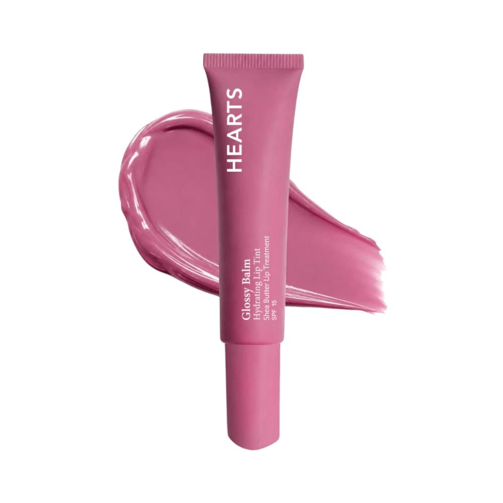 Hearts Glossy Balm Hydrating Lip Tint Mauve Pink 03 15ml