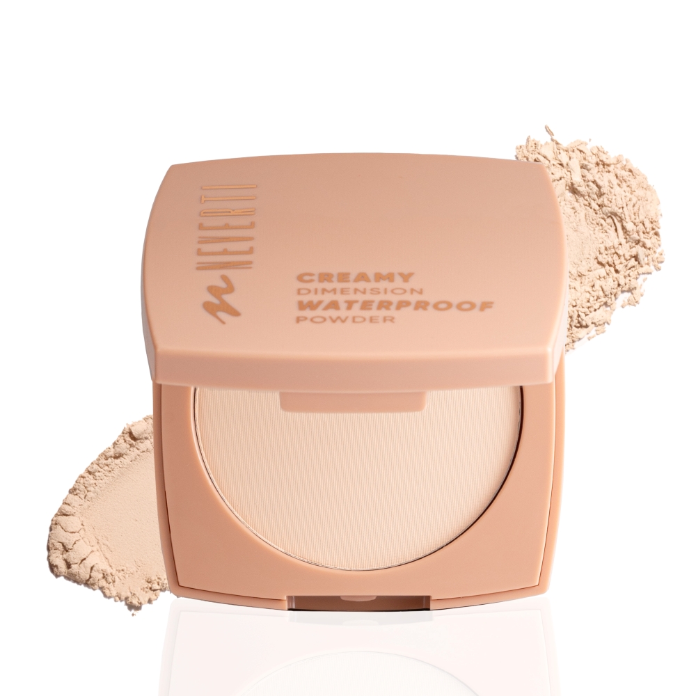 Neverti Creamy Dimension Waterproof Powder Porcelain Beige Np202 R01