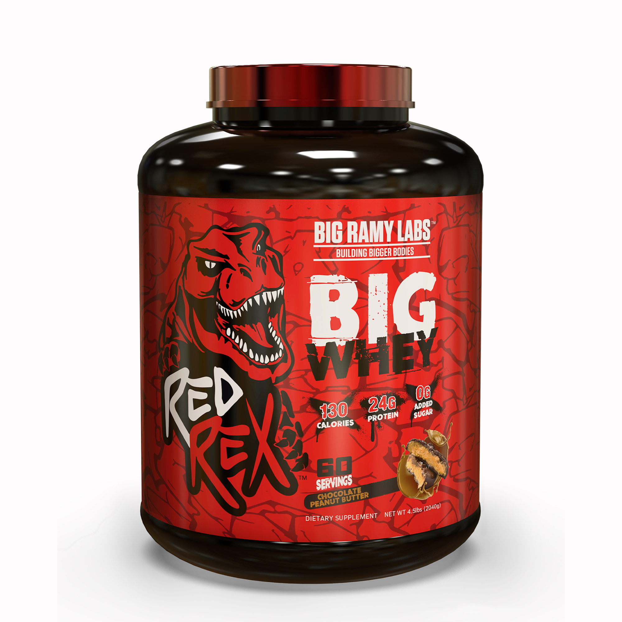 Concentrated Butter Redrex Big Whey Chocolate Peanut Butter 60 Servings 4.5lb | Nahdi