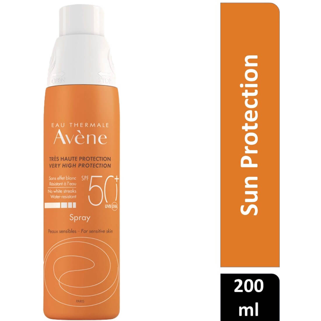 أفين بخاخ واقي شمس SPF 50 حماية عالية 200 مل