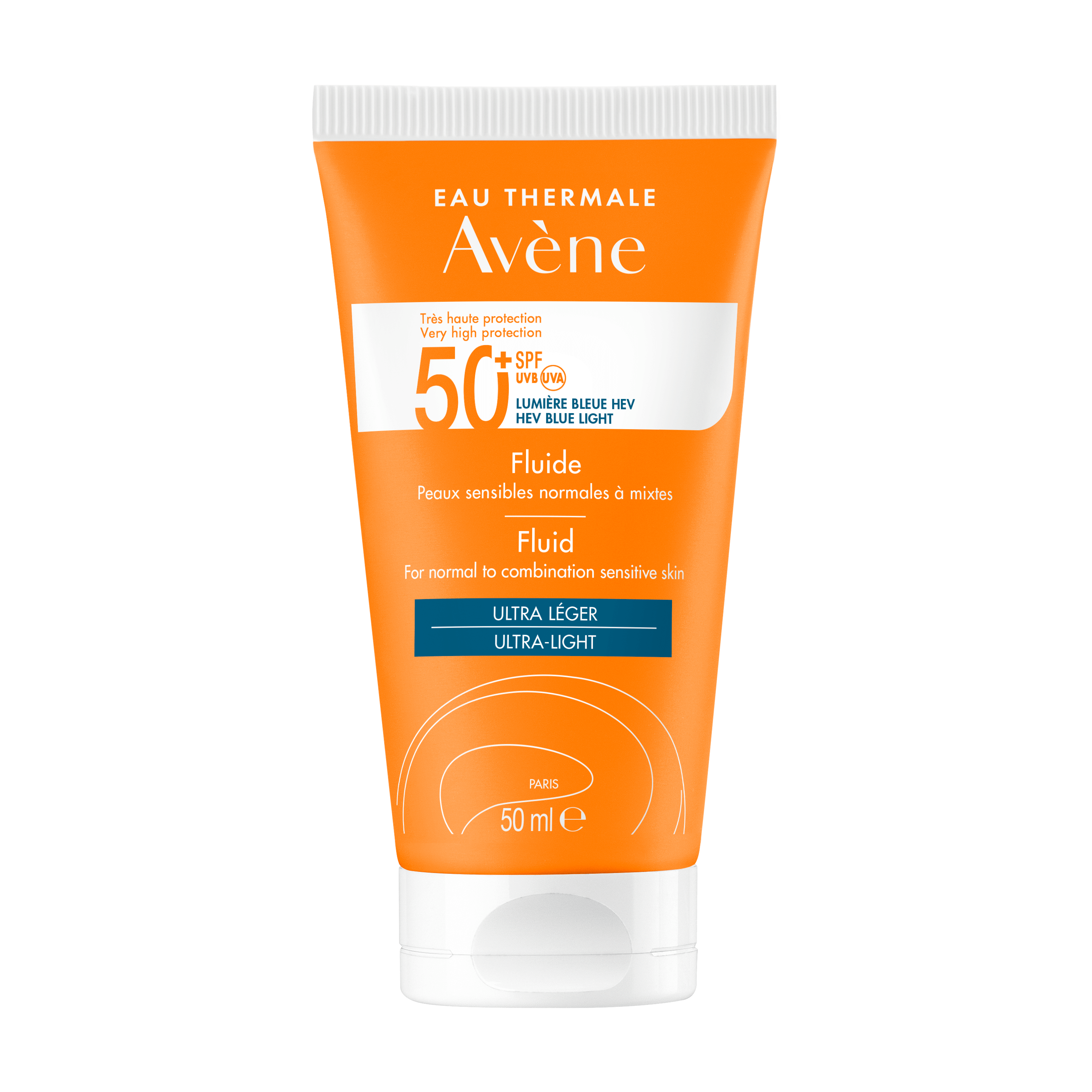 افين واقى شمس سائل 50 مل SPF 50