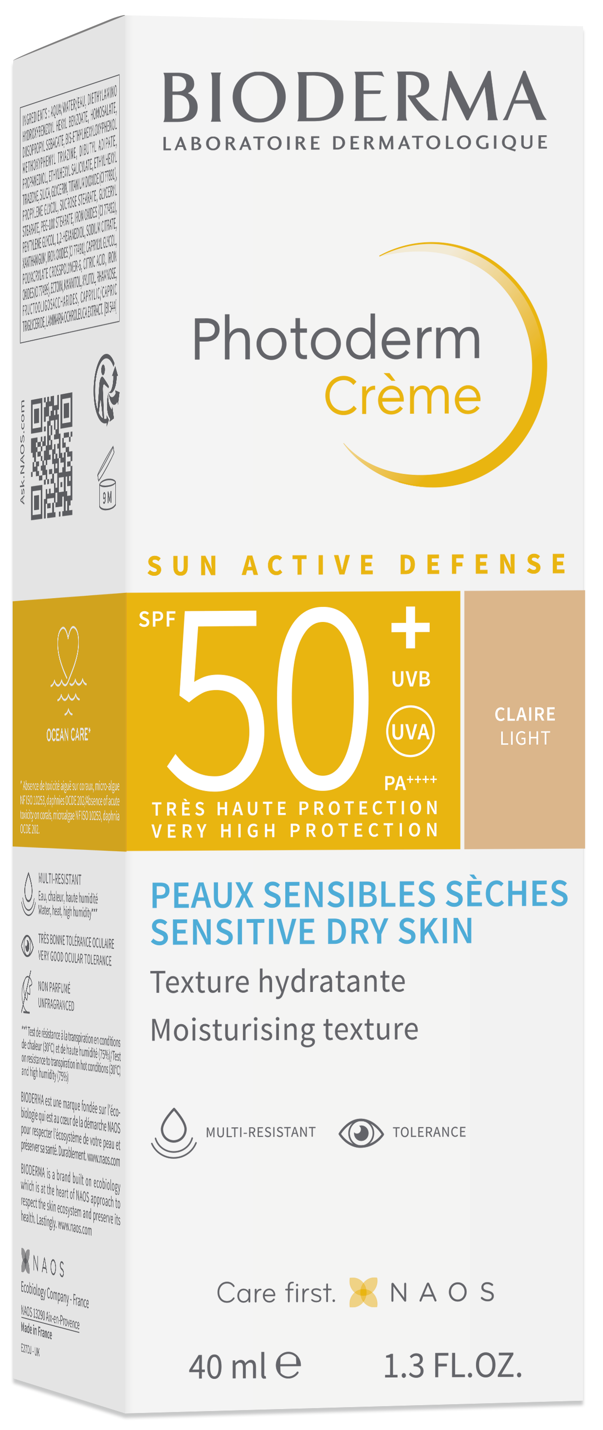 بيوديرما فوتوديرم كريم 50 SPF ملون 40 مل