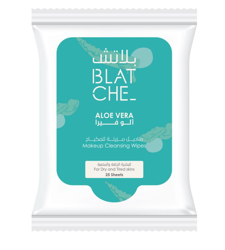 Blatche Makeup Remover Wipes Aloe Vera Dry And Tired Skin