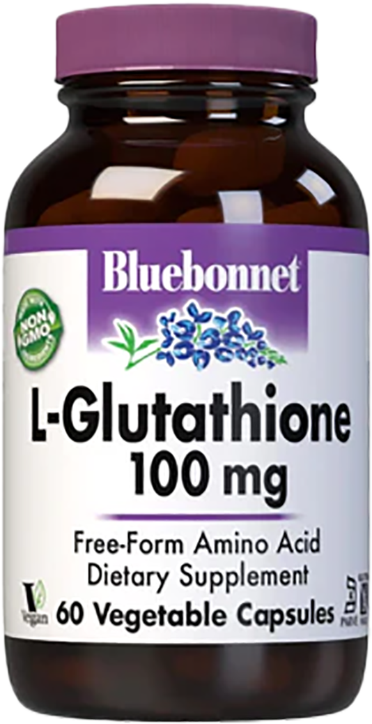 Bluebonnet L-Glutathione 100 mg 60 Capsules