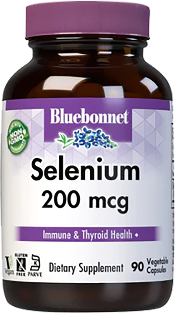 Bluebonnet Selenium 200 micrograms 90 Capsules