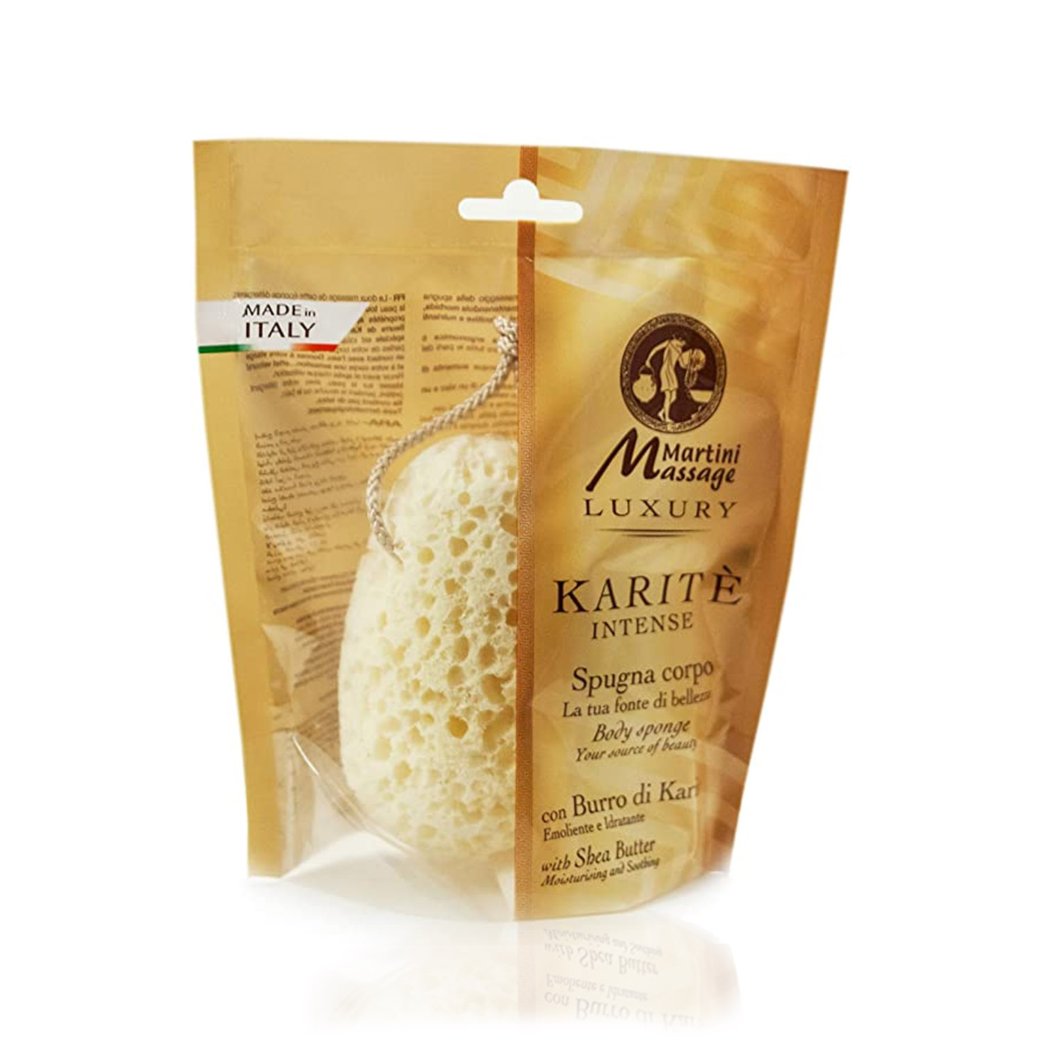 Martini Body Sponge Stone Shape With Shea Butter