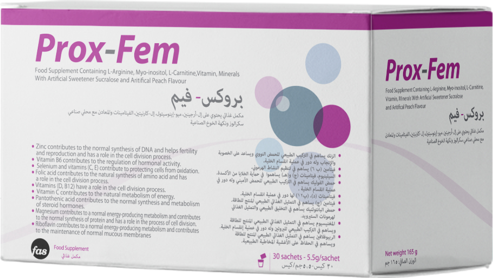 Fas Prox Fem L-Carnitine, L-Arginine & Myo Inositol 30 Sachets