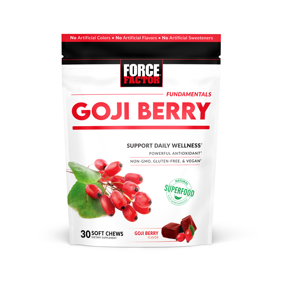 Force Factor Fundamentals Goji Berry 30 Chewable