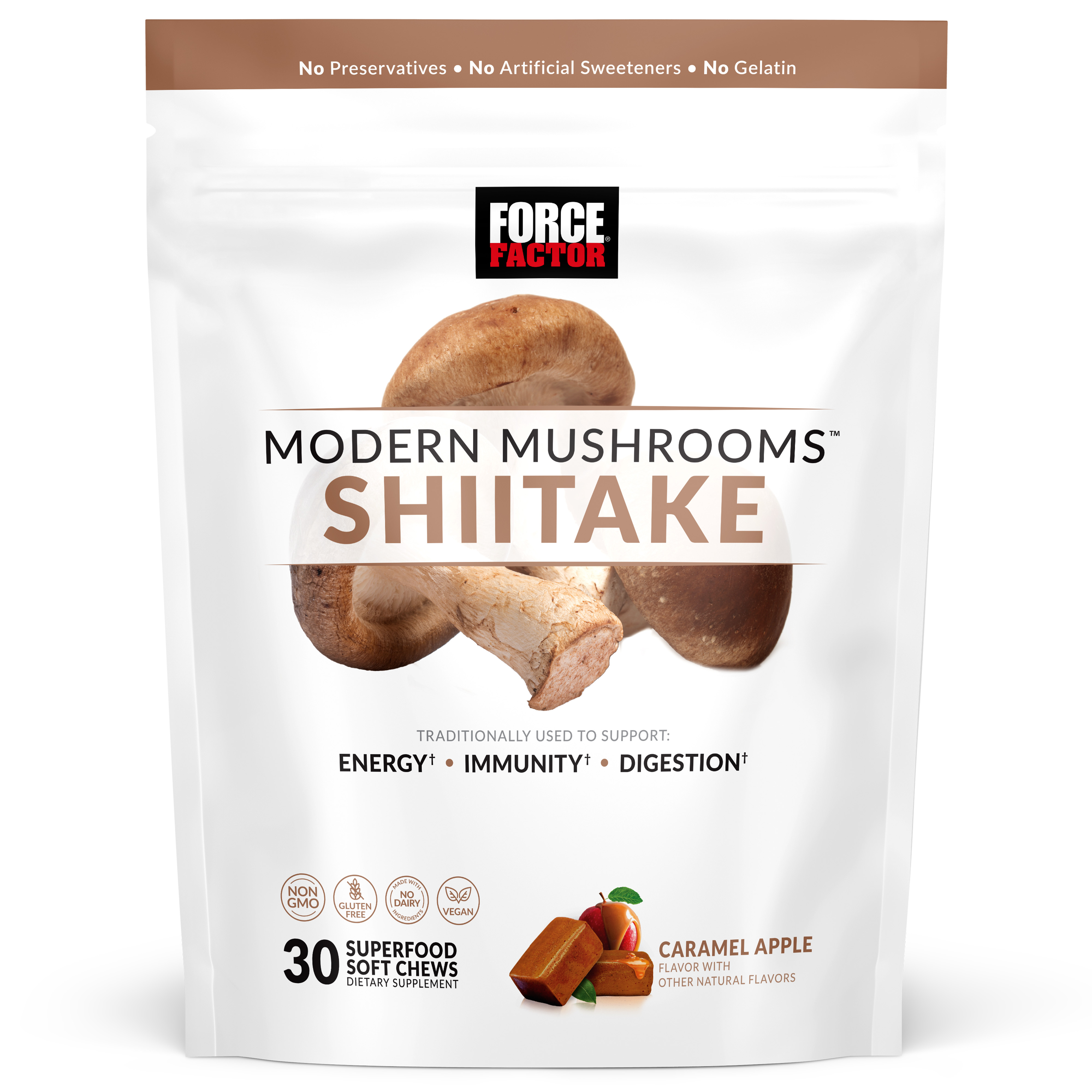 Force Factor Modern Mushrooms Shiitake 30 Chewable