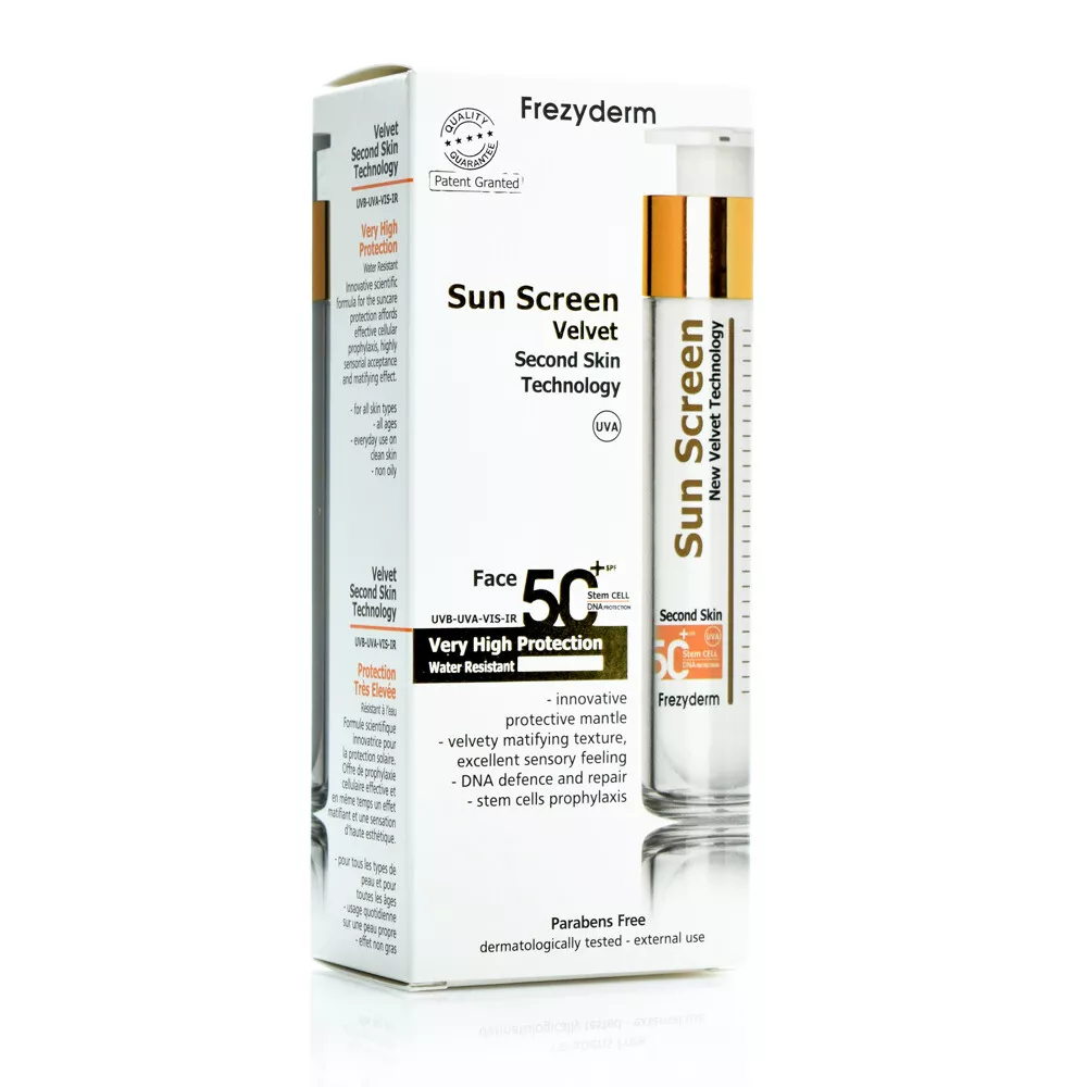 FREZYDERM Spf 50 Velvet Face Sunscreen 50 ml