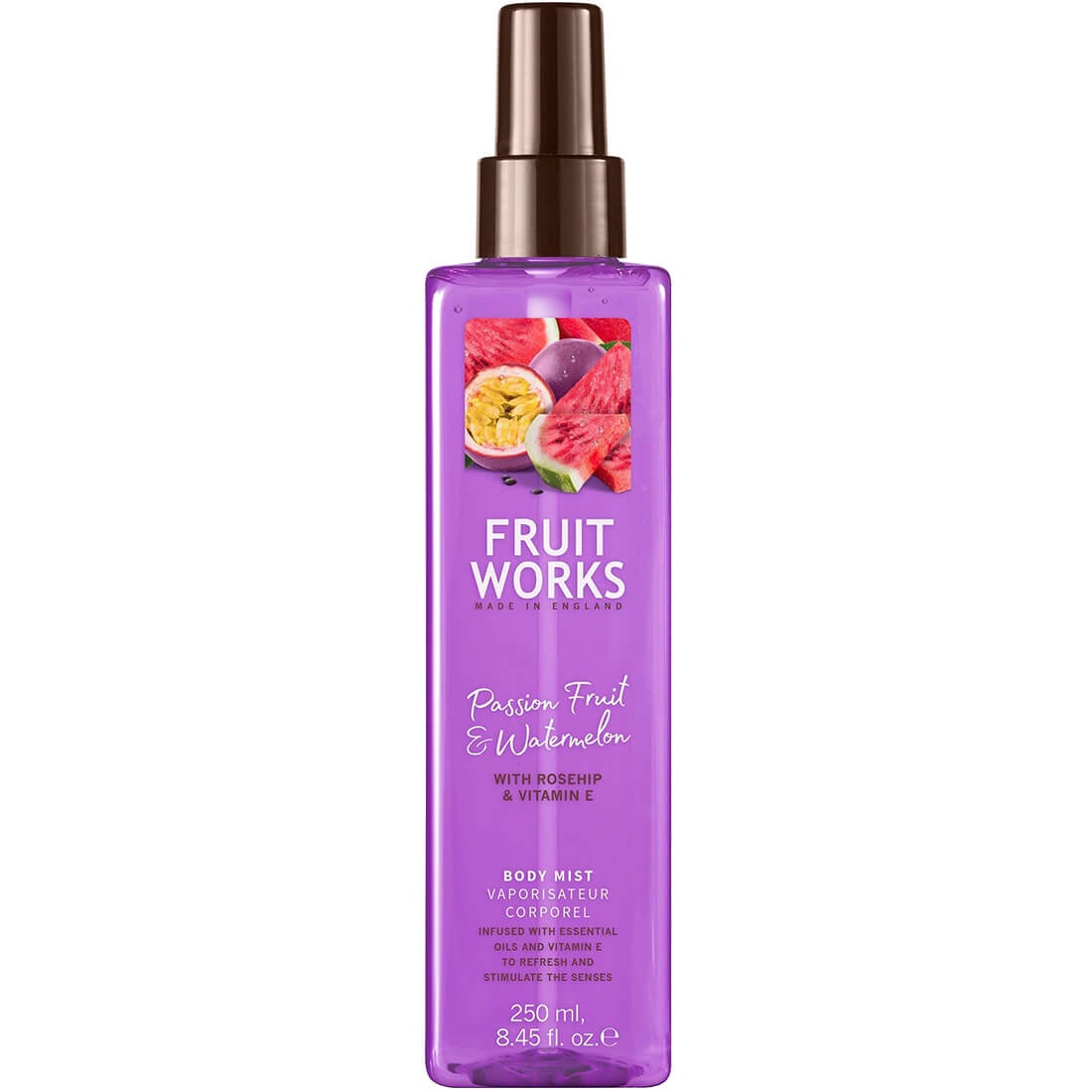 Fruit Works Passion Fruit And Watermelon Body Mist 250 ml