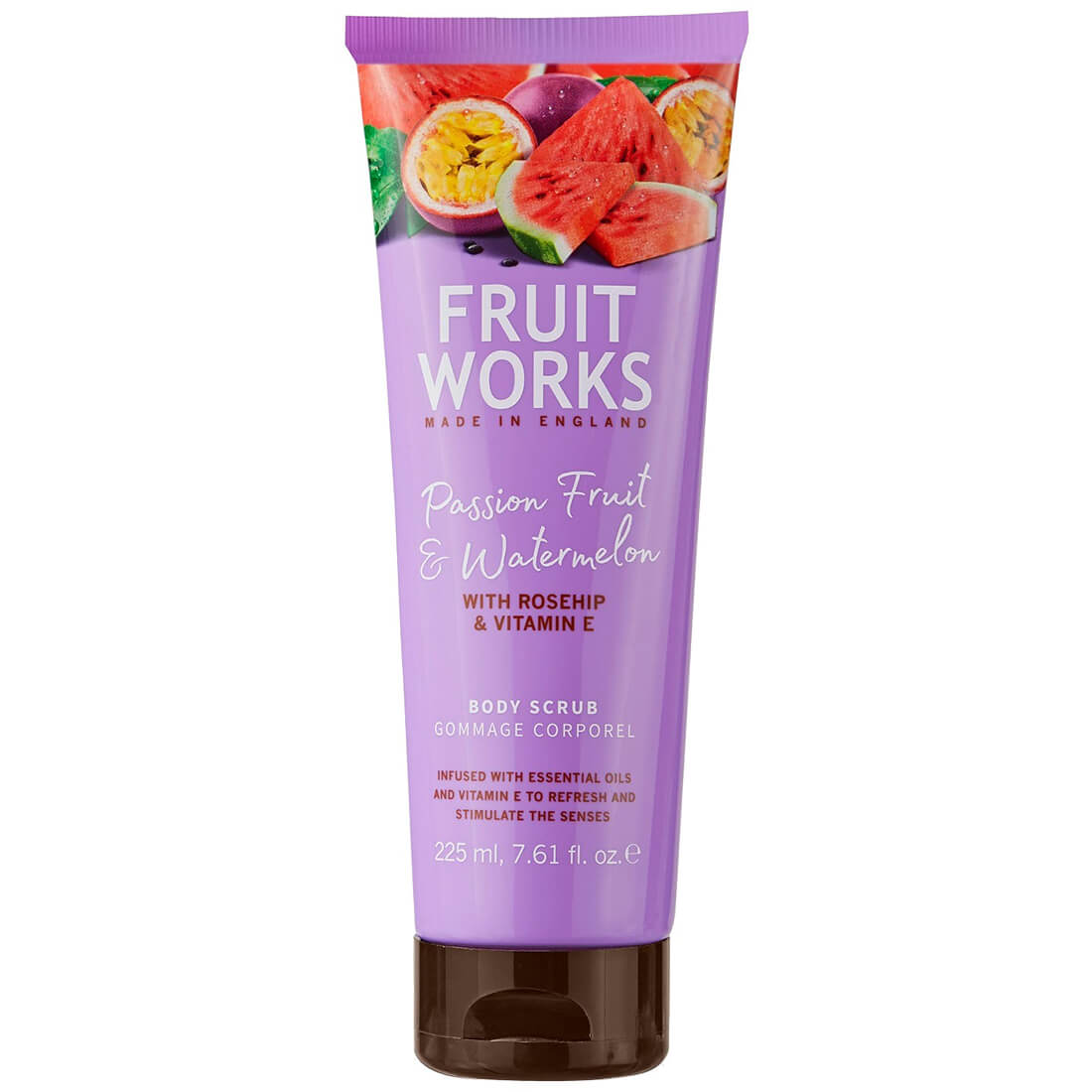 Fruit Works Passion Fruit And Watermelon Body Scrub 225 ml