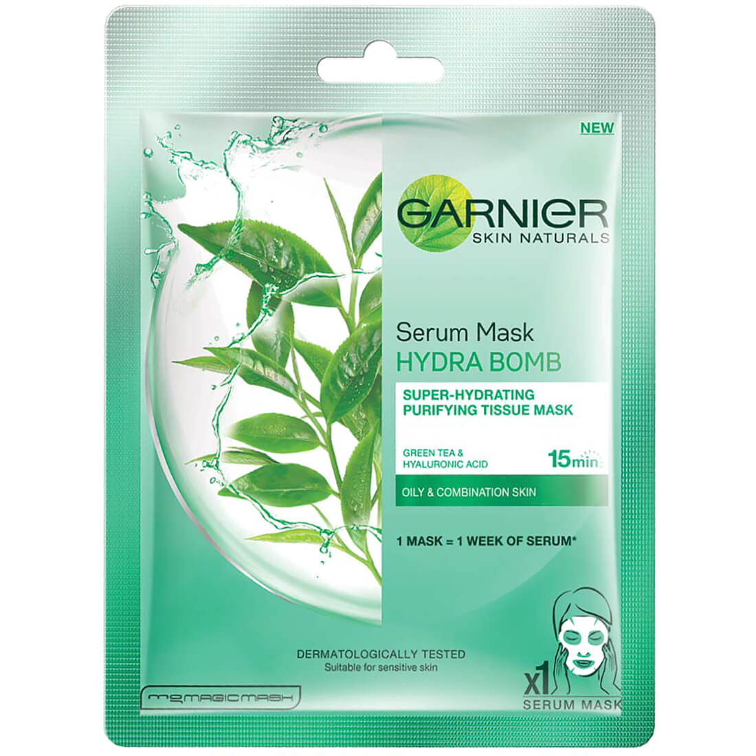 Garnier Skin Active Hydra Bomb Mask Green Tea 32 gm