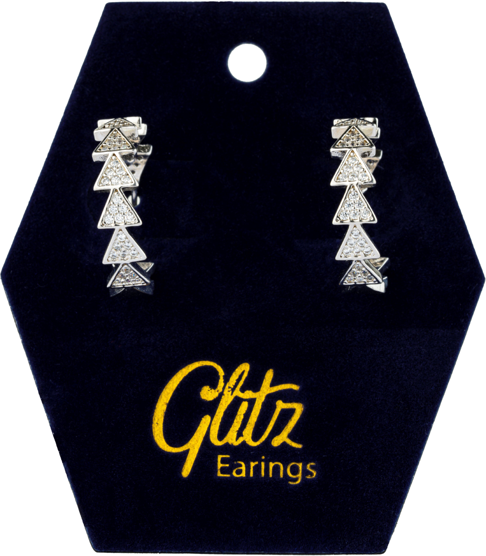 جليتز Earring Half Circle Earring Silver