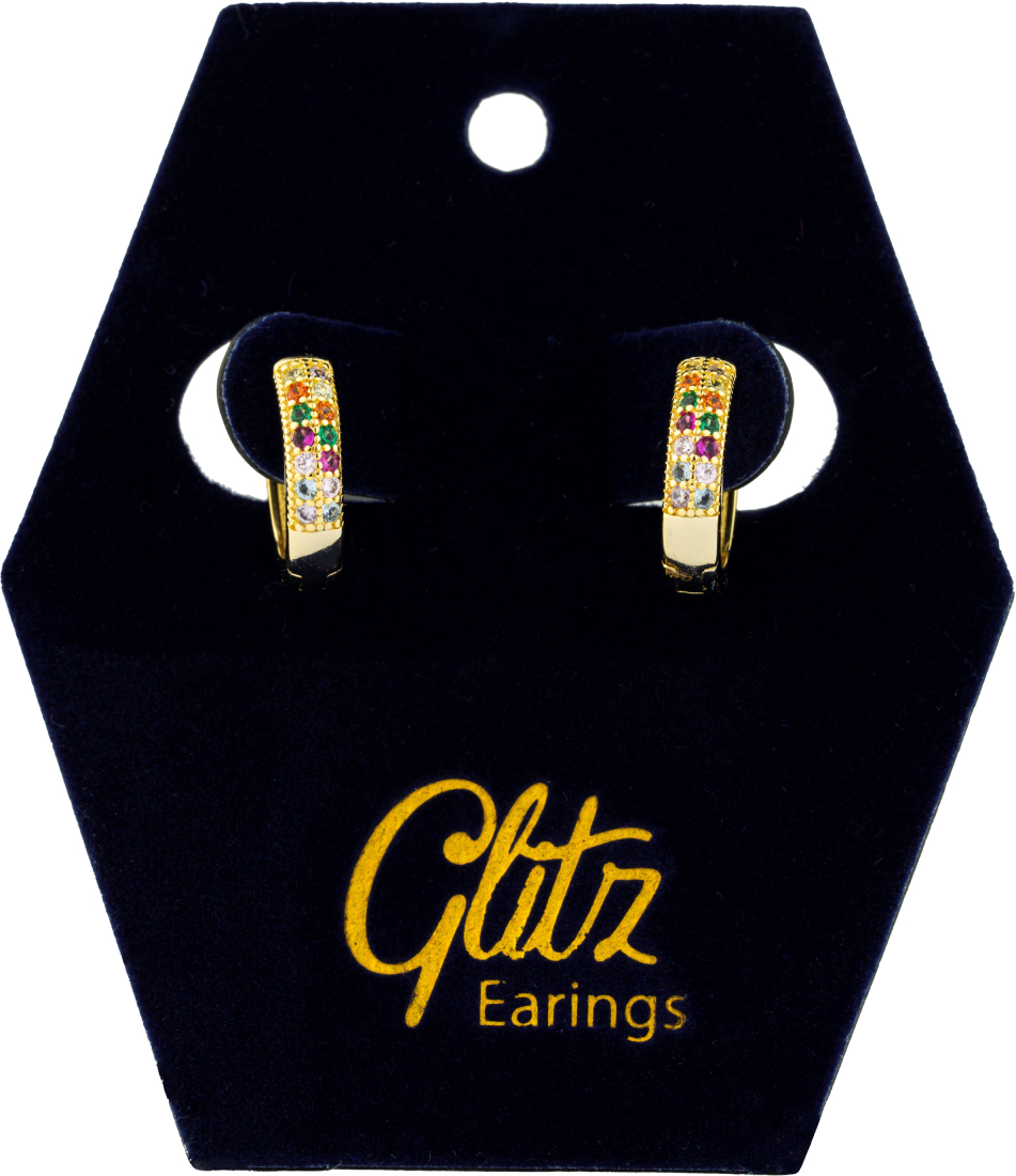 Glitz Earring Max Color Circle Earring