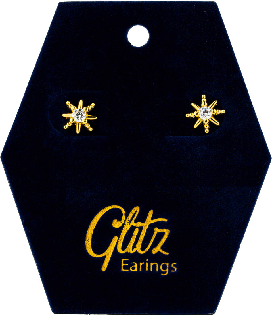 جليتز Earring Star Crystal Earring