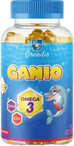 جرانديس غانيو علكات أوميغا 3 للأطفال 60 قطعة