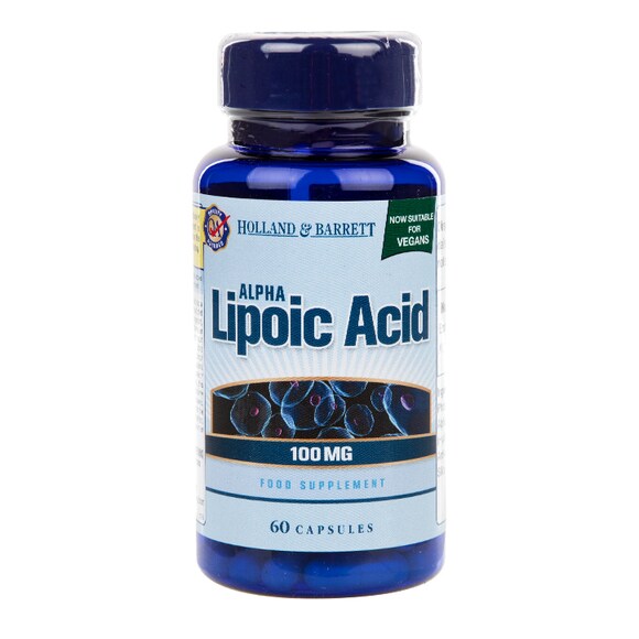Holland And Barrett Alpha Lipoic Acid 100 mg 60 Capsules