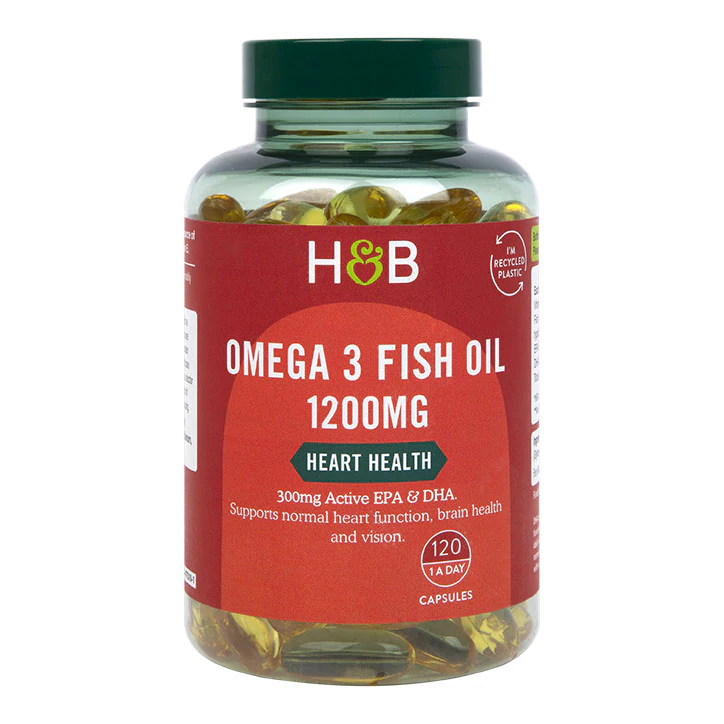 Holland And Barrett Omega 3 Fish Oil 1200 mg 120 Capsules