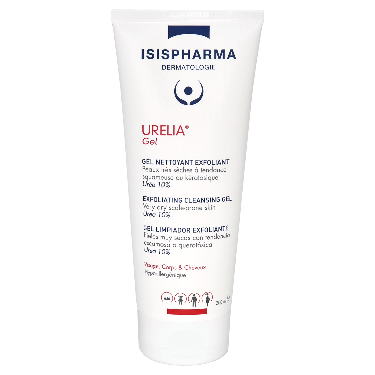 Isis Urelia Gel Cleanser For Face Hair And Body 200 ml