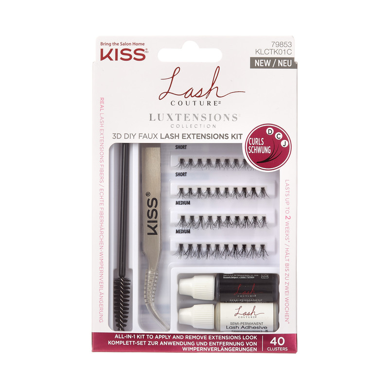 Kiss Lash Couture 3d Diy Faux Lash Extensions Kit Klctk01C