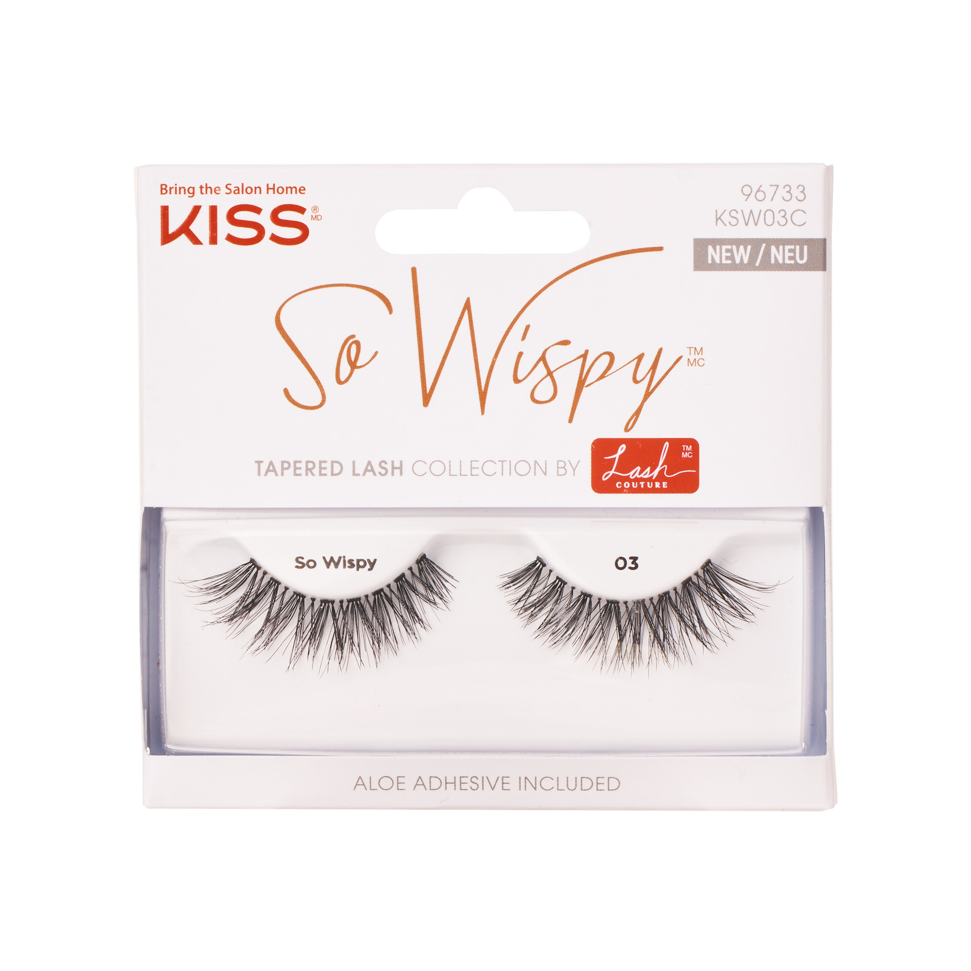 Kiss So Wispy Tapered Lash Collection Ksw03C