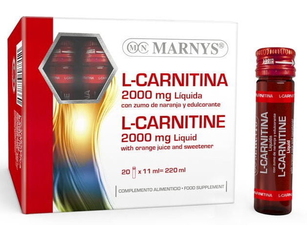 2000 mg l carnitine Marnys L-Carnitin 2000 mg 20 Drinkable Vials