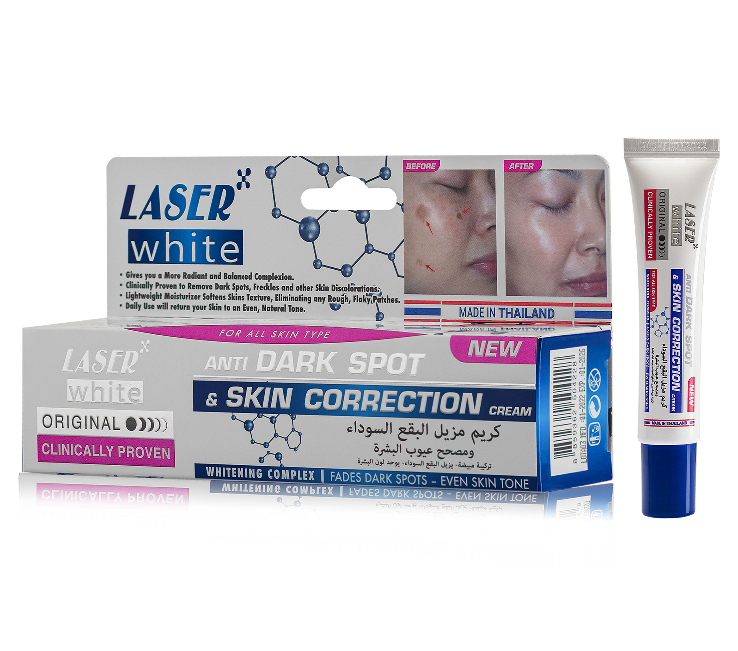 Laser White Anti Dark Spot And Skin Correction Gel 30 ml