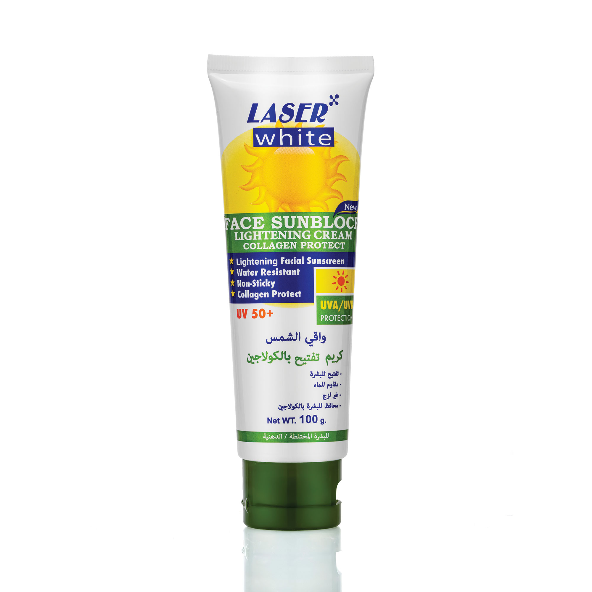 Laser White Sunblock 50 Cream100 Gm 100 ml
