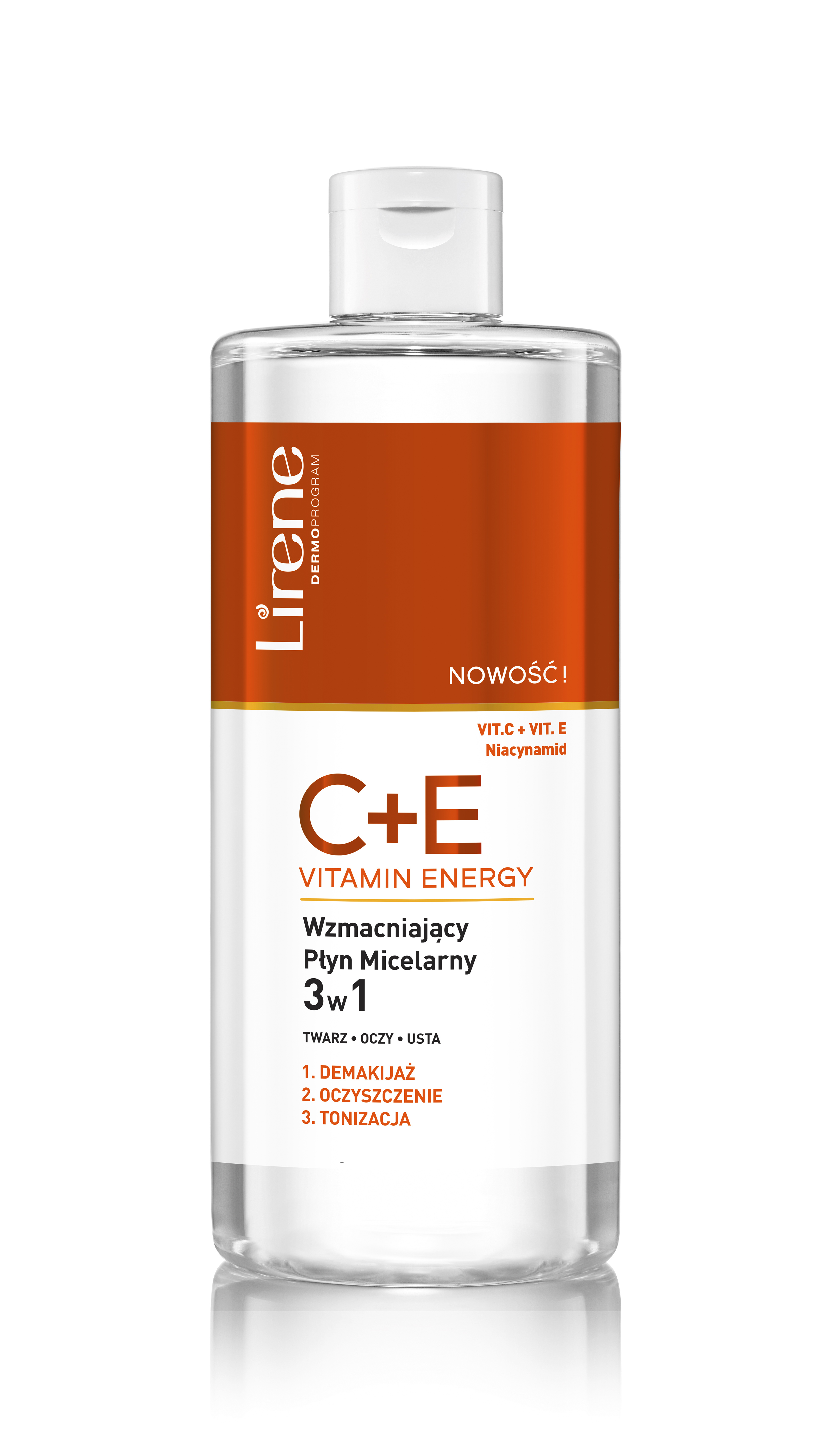 ليرين فيتامين سي + إي ماء ميسيلار 3 في 1 400مل