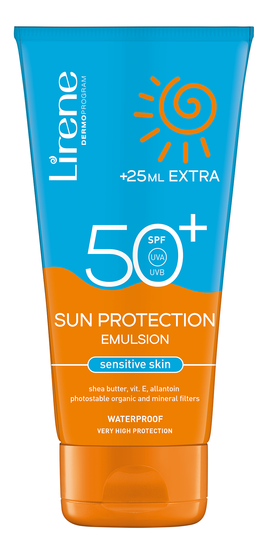 Lirene Sun Protection Wproof Lotion Sensi Skin Spf 50 175 ml