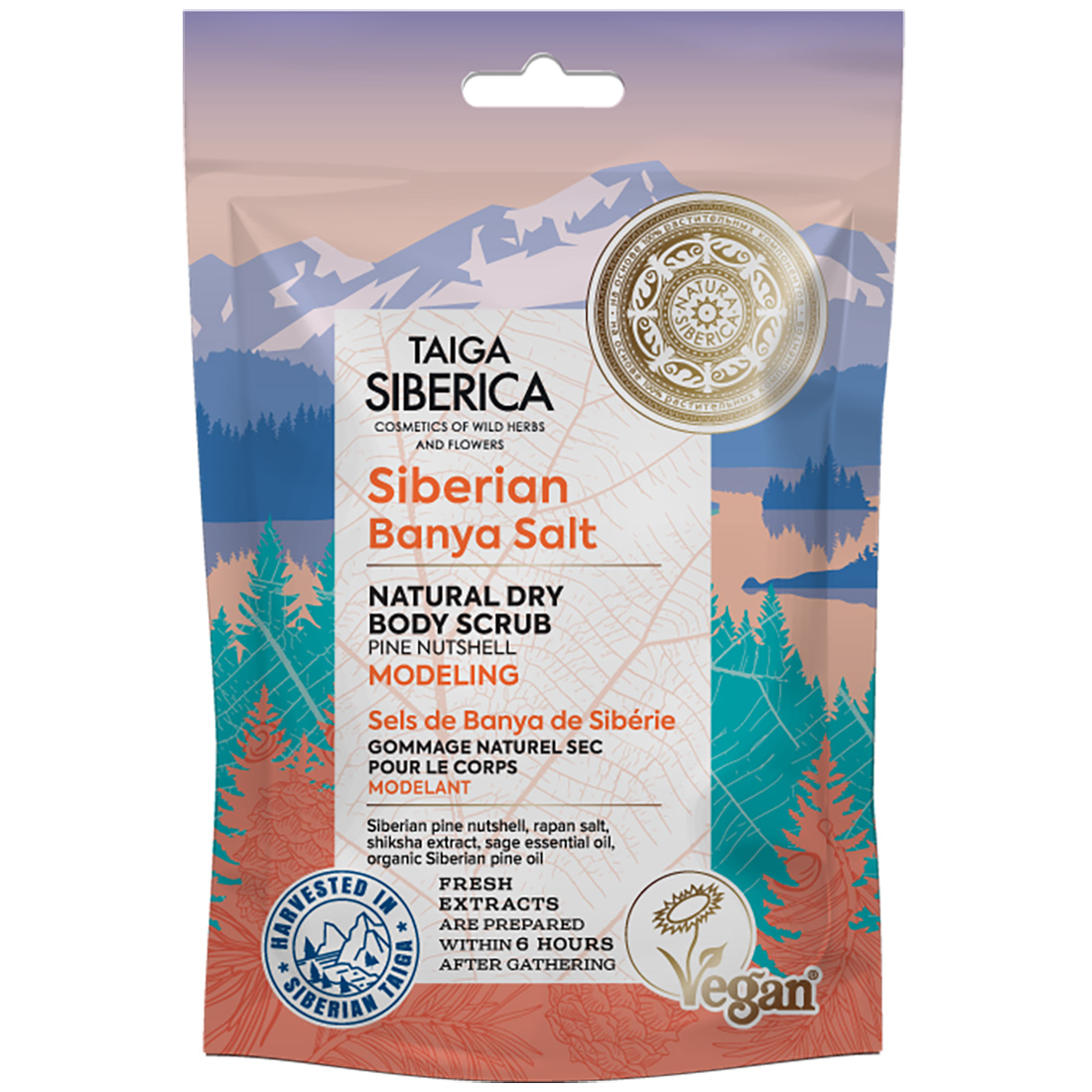 Natura Siberica Dry Body Scrub Modeling 250 ml