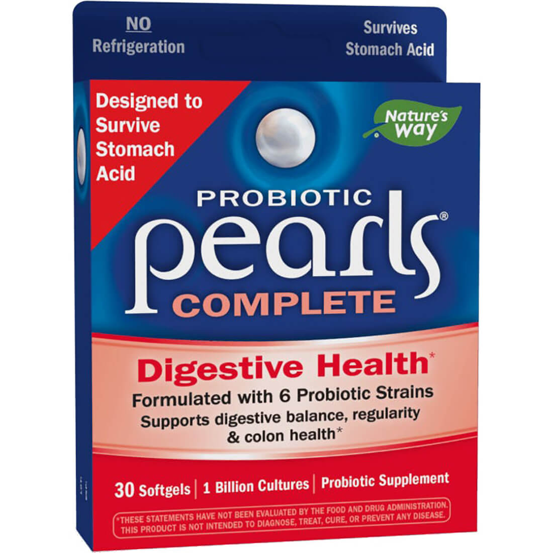 نيتشرز واي بروبيوتيك بيرلز كومبليت 1 مليار 30 كبسولة هلامية