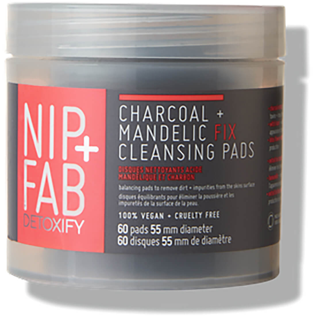 Nip+Fab Charcoal Mandelic Fix Pads