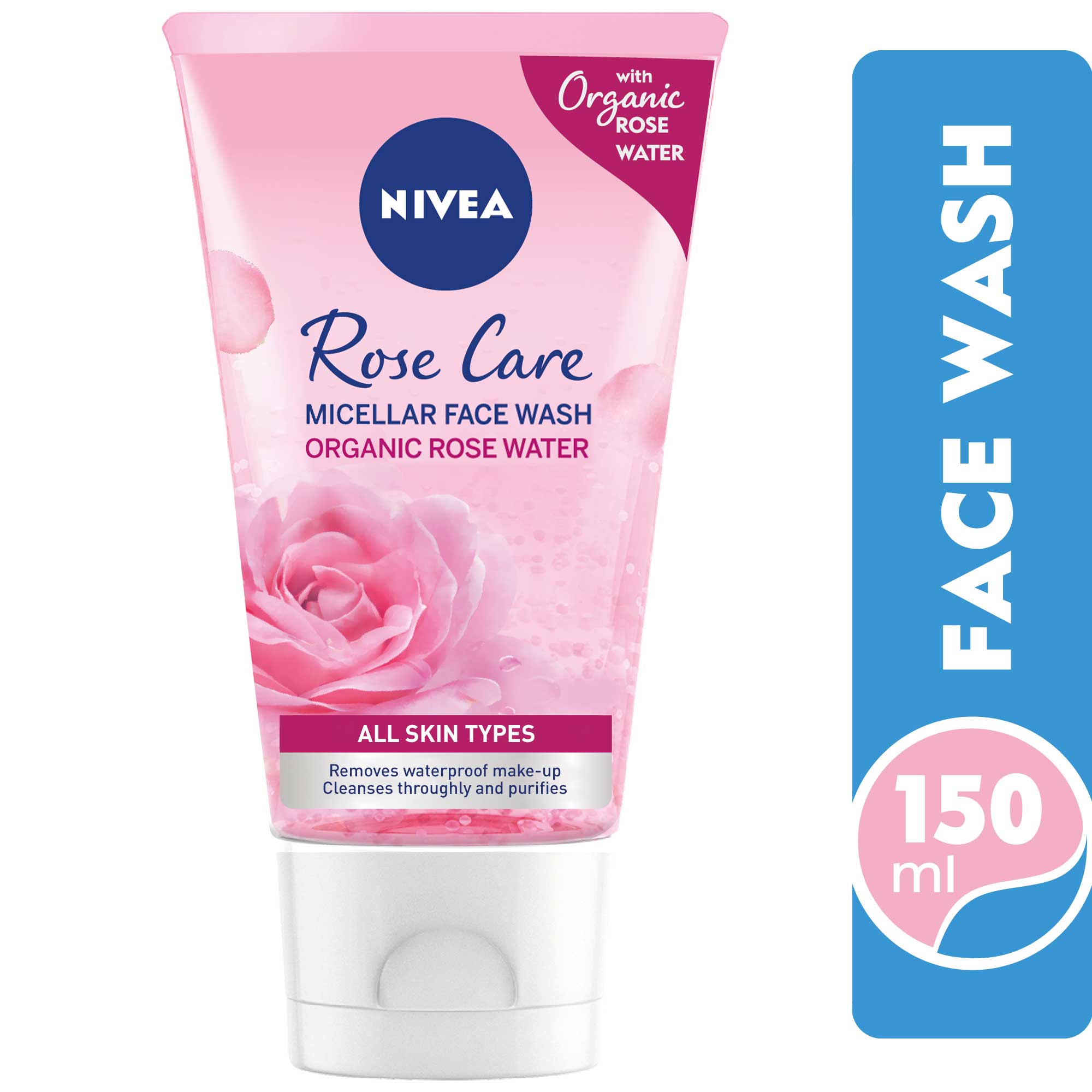 Nivea Micellar Rose Water Face Wash All Skin Types 150 ml
