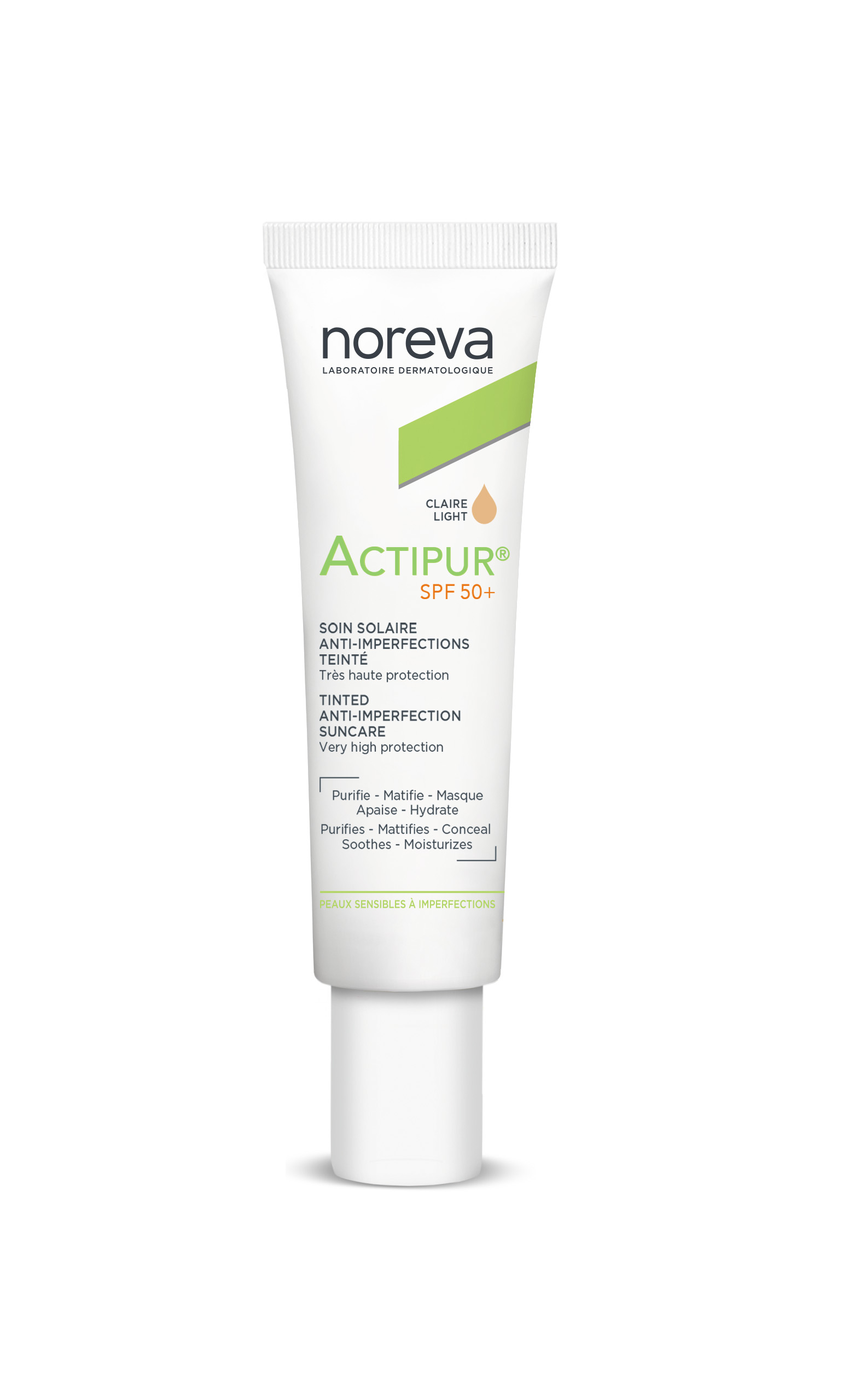 Noreva Actipur Spf 50 Tinted Suncare Cream 30 ml