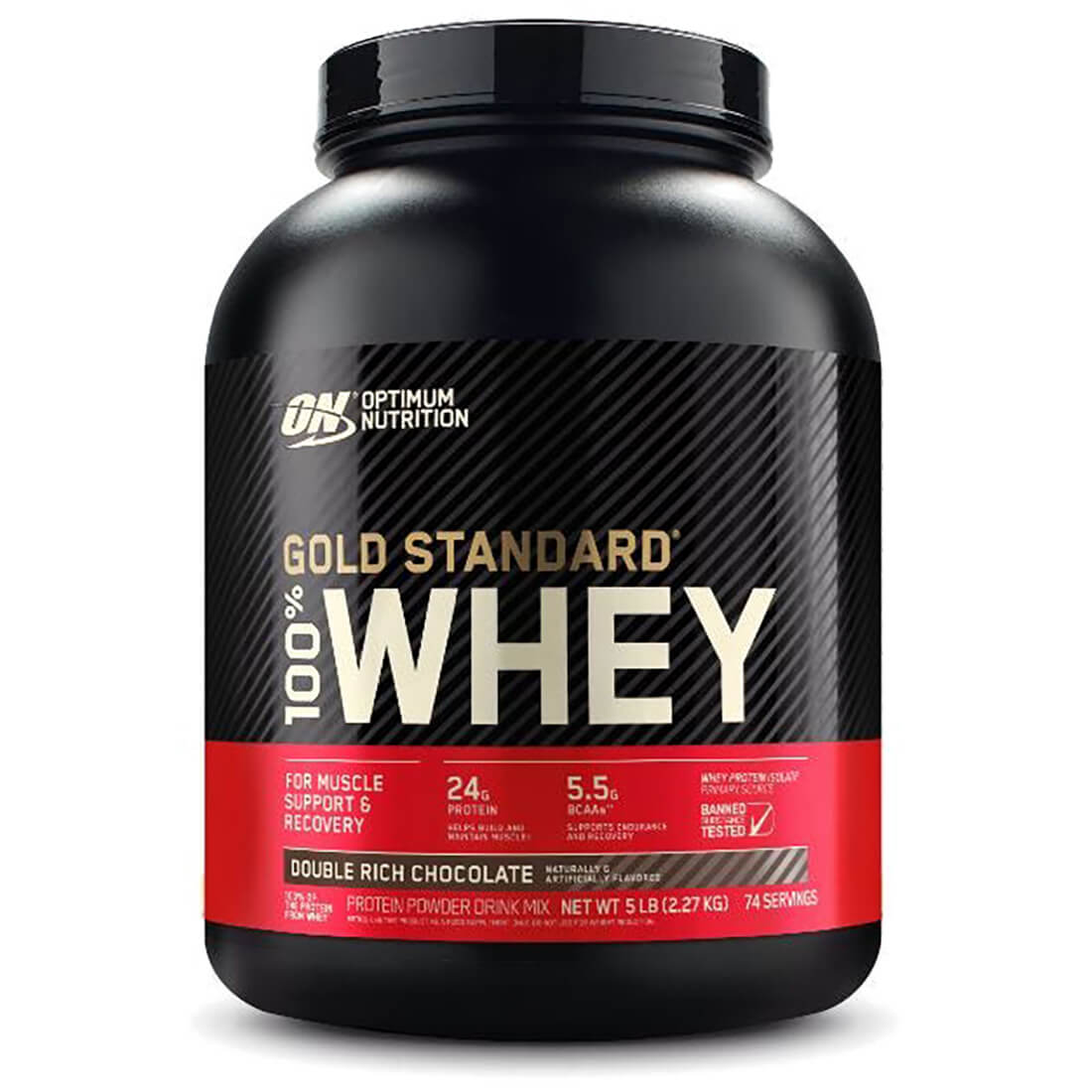 O N Gold Standard Whey Protein Chocolate 2.27 kg Powder