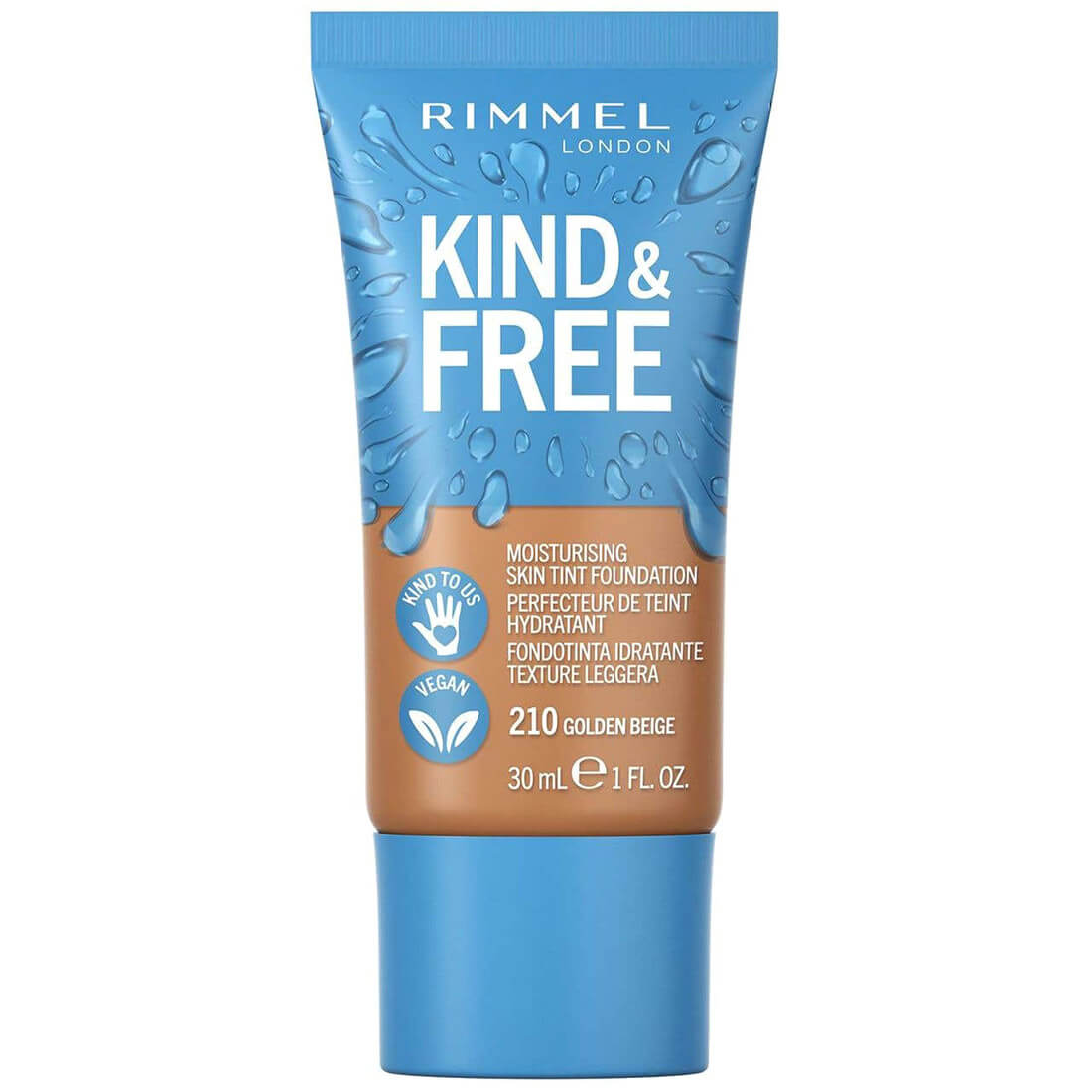Rimmel Kind & Free Skin Tint Liquid Foundation - 210 Beig