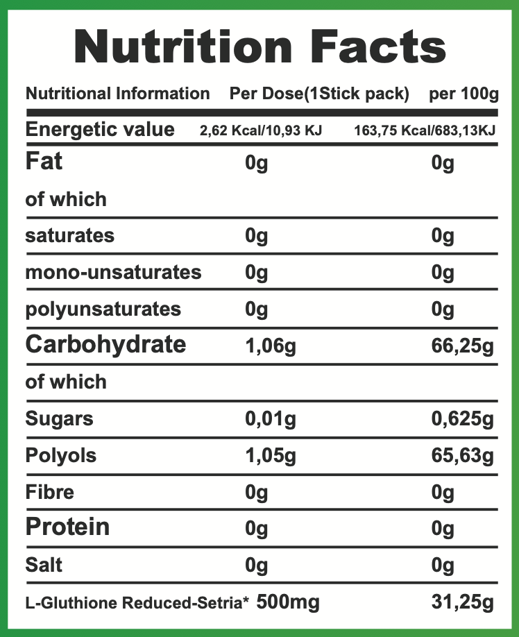 Shainy Glutathione 30 sticks
