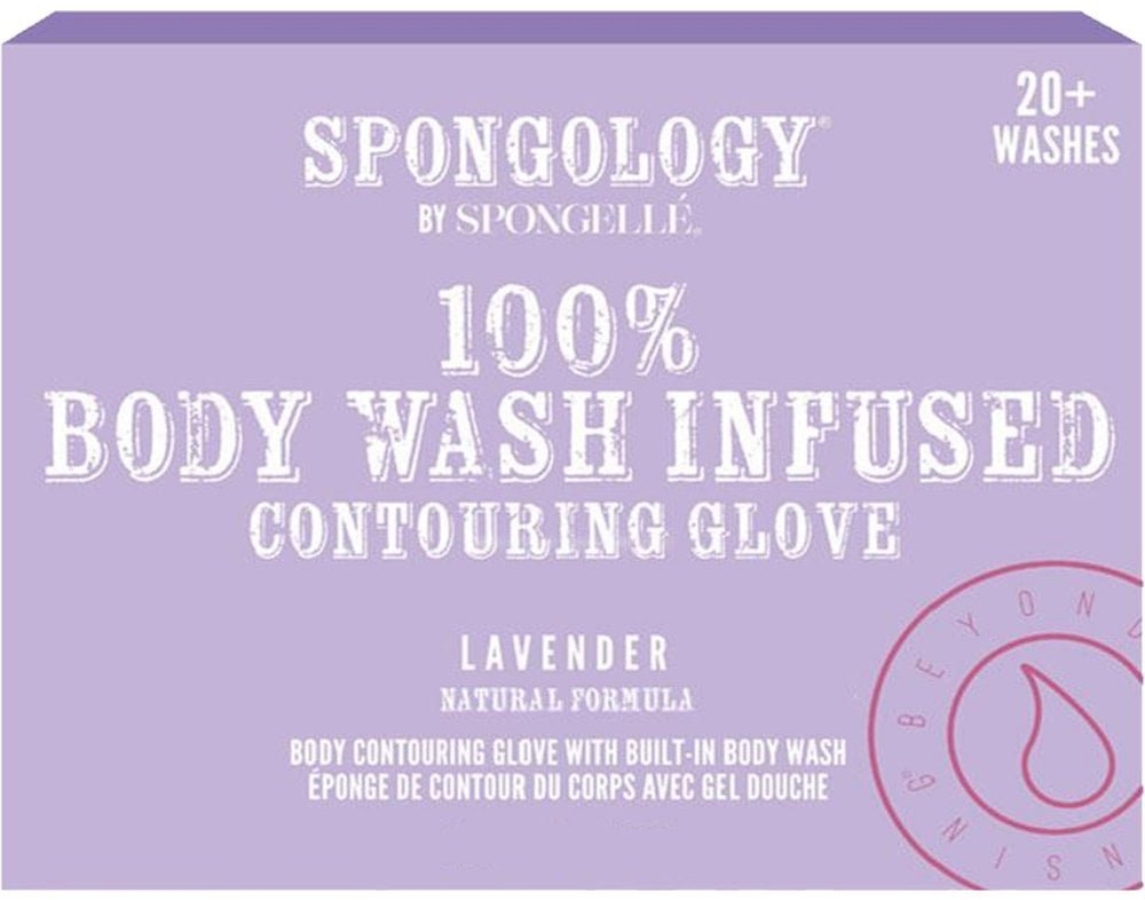 Spongelle Spongology Body Glove Lavender 20 Washes