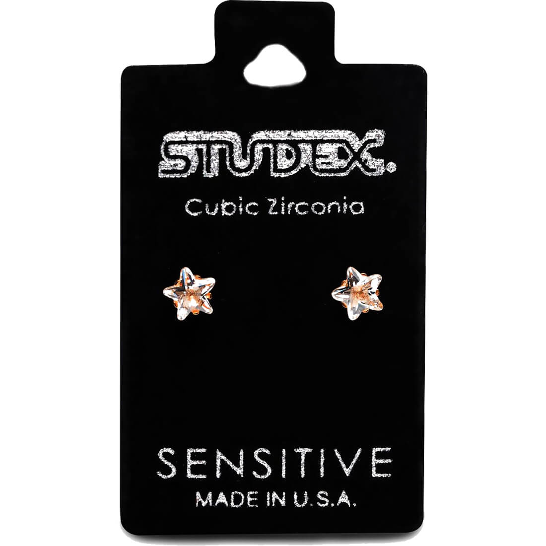 Studex Orecchini A Stella In Acciaio Chirurgico – Anallergici, 6 Mm, Confezione Regalo