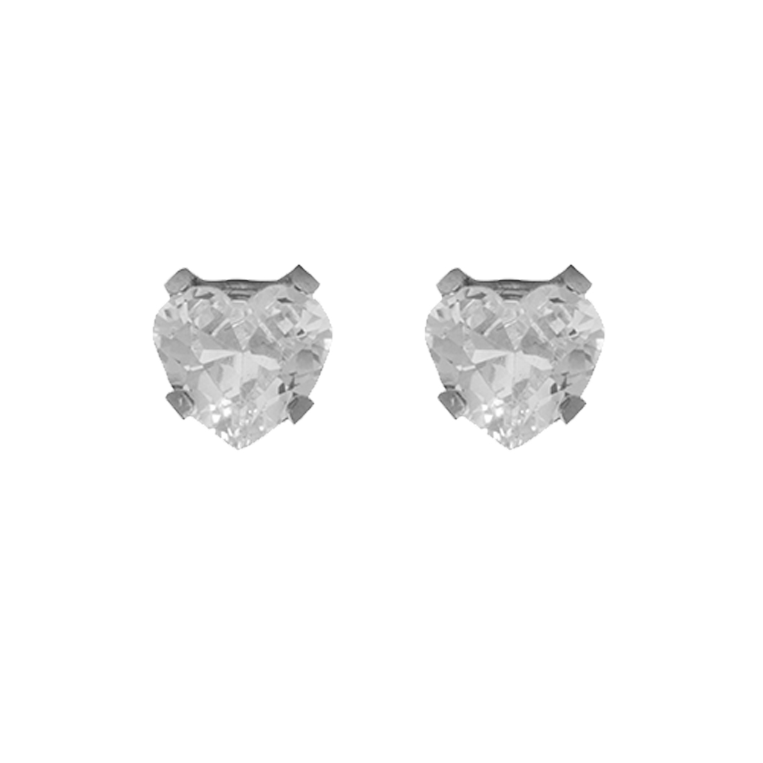 Studex Stainless Tiffany 5 5 Mm Heart Cut