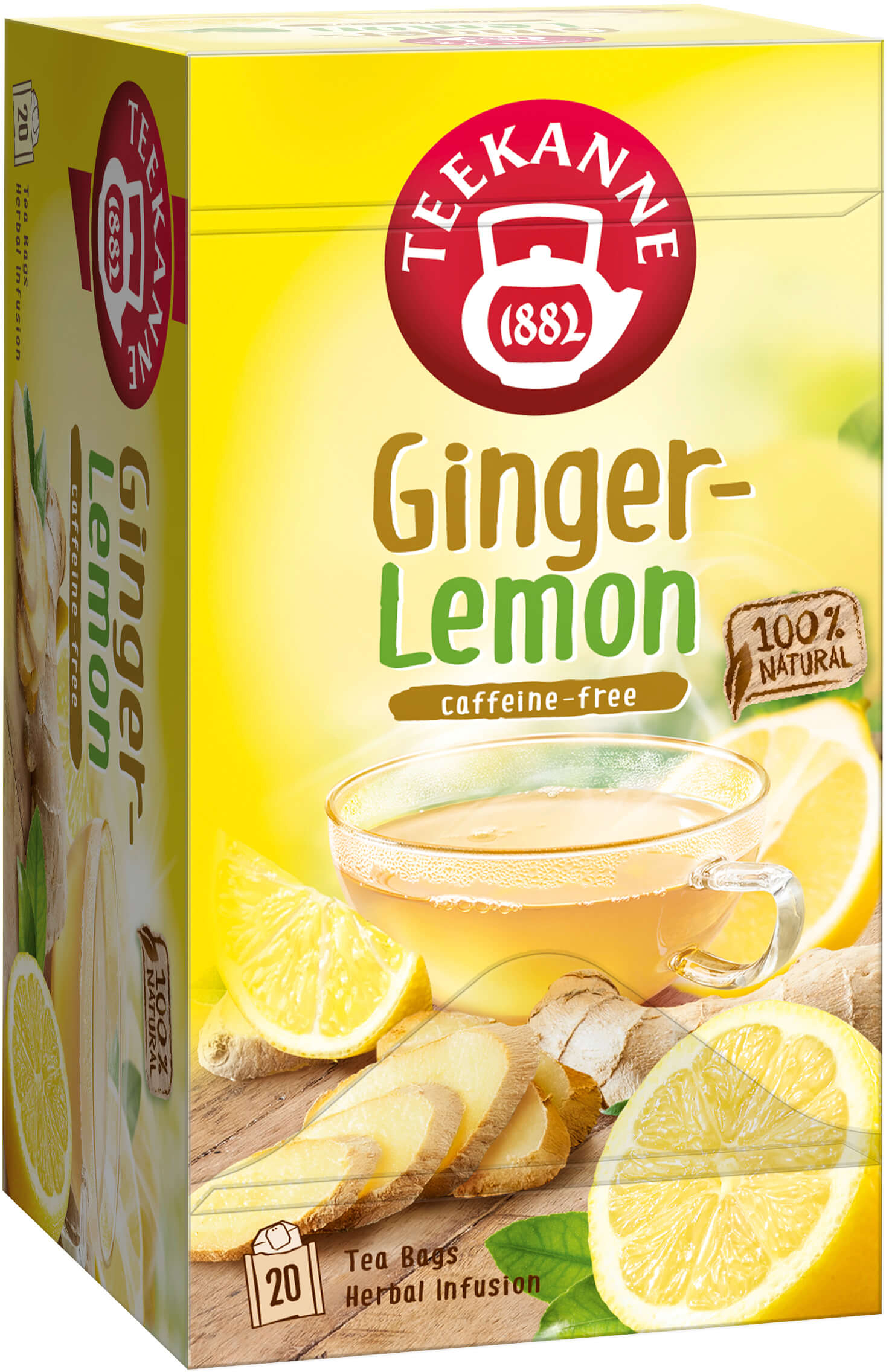 Teekanne Ginger And Lemon 20 Tea Bags