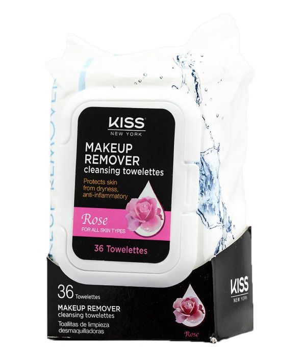 Kiss Makeup Remover Towelettes 36pcs Rose Mrr02