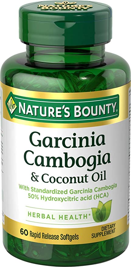 Nature'S Bounty Garcina Cambogia & Coconut Oil  60'S Softgel