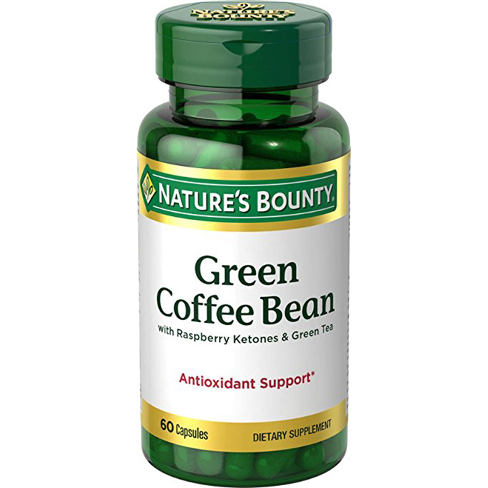 Nature'S Bounty Green Coffee Bean W/Green Tea 60 Capsules