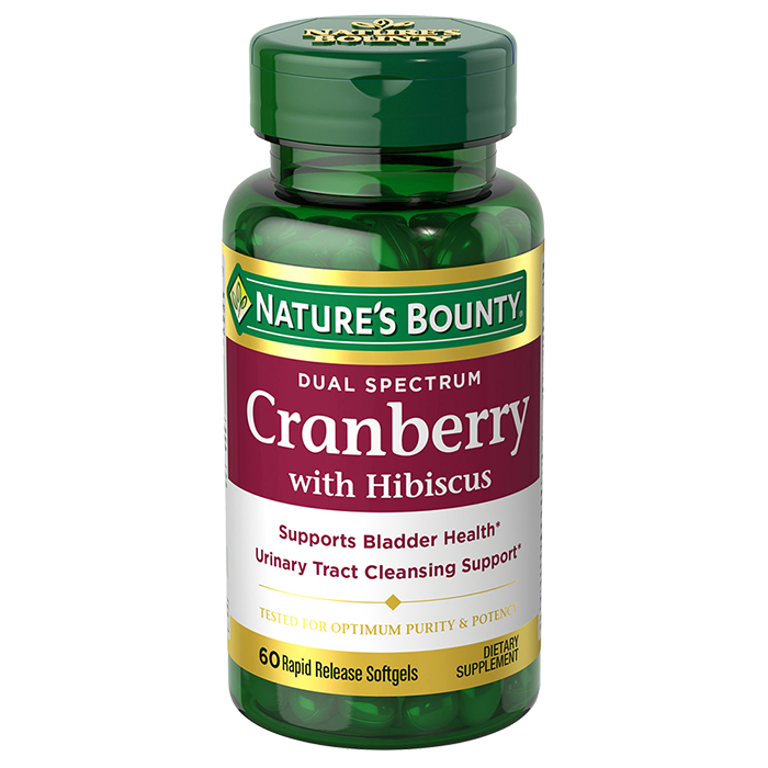 Nature'S Bounty Dual Spectrum Cranberry 60 Softgels