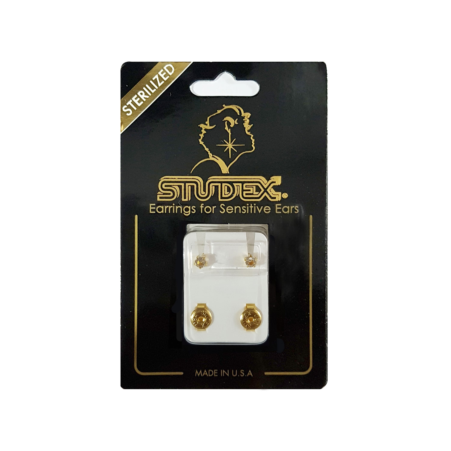 Studex Crystal Tiffany Mini Gold Plated